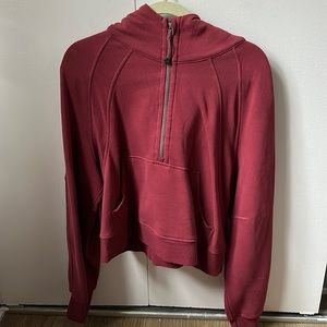 Lulu Lemon Scuba Quarter Zip w/ Hood